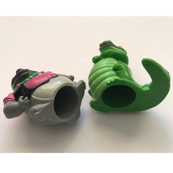 1989 All Dogs Go to Heaven Pvc Plastic Toys Carface Carruthers King Gator - Picture 5 of 5